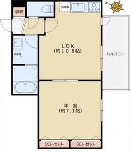 Aries T【1階】の間取り