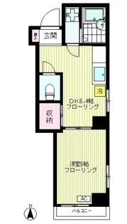 アイヒルズ森下【5階】の間取り