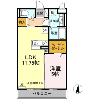 ベルウッド【3階】の間取り