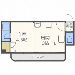 フジコーポ【5階】の間取り