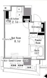 MY TOWER RESIDENCE【16階】の間取り