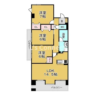 S BOX泉【5階】の間取り