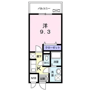 ザックス静岡駅前【3階】の間取り
