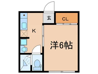 川島マンション【3階】の間取り