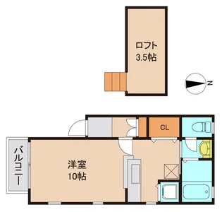 フガール’02【2階】の間取り