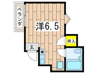 CASTLE山手【2階】の間取り