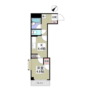 プライドタワー【4階】の間取り