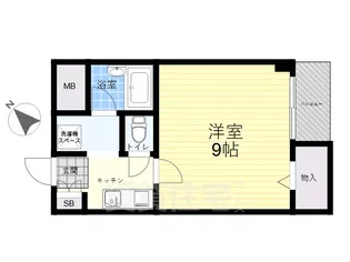 淡路グリーンマンション【4階】の間取り