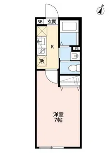 ヴィラ・アヴェニューI【2階】の間取り