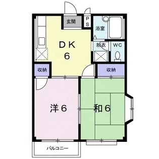 エルディム鳥海【2階】の間取り