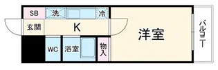 第六倉田ハイツ【1階】の間取り