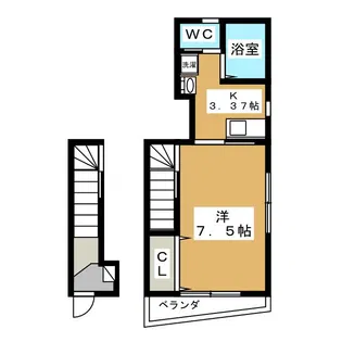 サンアイハウス【2階】の間取り