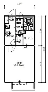 グリーチネ【2階】の間取り