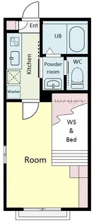 ラ・カーサ【1階】の間取り