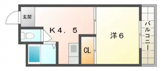 田代ハイツ【3階】の間取り