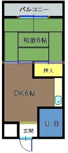 静岡県沼津市大岡【マンション】の間取り