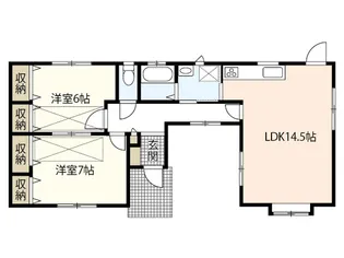 KATAYAMA C館【1階】の間取り
