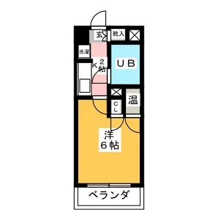 カテリーナ生田【1階】の間取り
