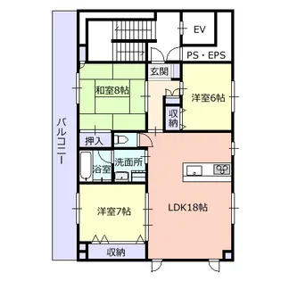 山形県山形市木の実町【一戸建】の間取り