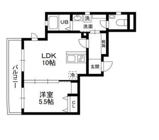 ヴェルデフォレスタ代々木公園【4階】の間取り