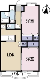 アルカンシェル【1階】の間取り