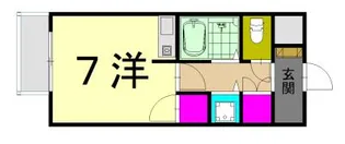 ダイアパレス御門【3階】の間取り