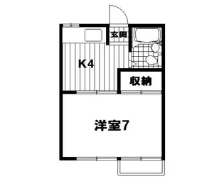 メゾン杉【2階】の間取り