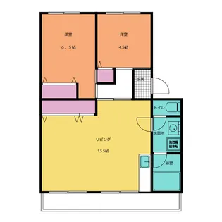 水野ハイツ【1階】の間取り