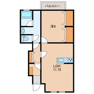 シャンティ.K【1階】の間取り