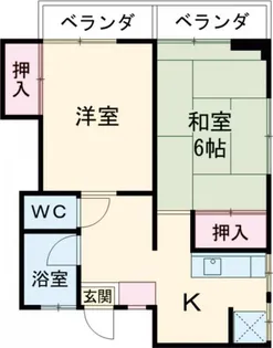 コーポみき【3階】の間取り