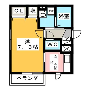 メゾンボヌール【1階】の間取り