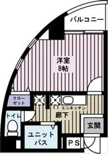 福岡県北九州市小倉北区黄金1【マンション】の間取り