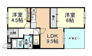 パレエレガンス【3階】の間取り