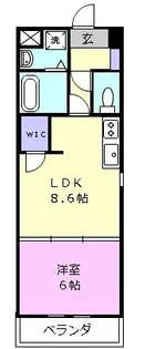 S-FORT津新町【7階】の間取り
