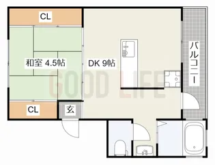 兵庫県多可郡多可町中区森本【マンション】の間取り