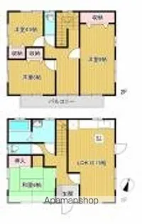 茨城県鹿嶋市大字宮中【一戸建】の間取り