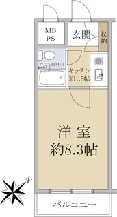 メゾンサンシャイン【12階】の間取り