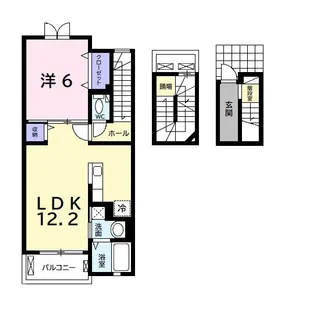 サニースクエアI【3階】の間取り
