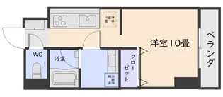 平之町タワーズ【3階】の間取り