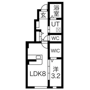 filo B【1階】の間取り