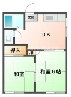パークハイツ天道田【1階】の間取り