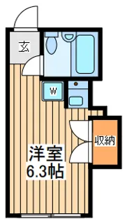 グリーンエージ【1階】の間取り