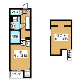 ラ・フォーレ東照宮【1階】の間取り