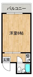 ポートハイツ英優【3階】の間取り