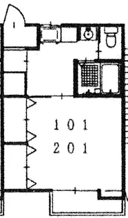 タカラダマンション C棟【2階】の間取り
