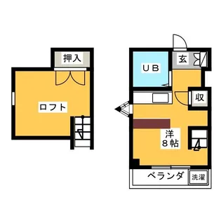ザ・ヨコハマ【2階】の間取り