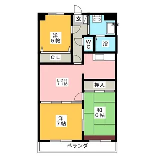 Uステージ【1階】の間取り