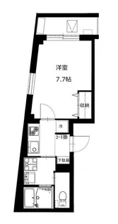 神奈川県横浜市神奈川区入江1【マンション】の間取り