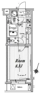 メイクスデザイン池袋パークサイド【4階】の間取り