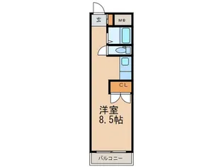 チサンマンション桜通久屋【4階】の間取り